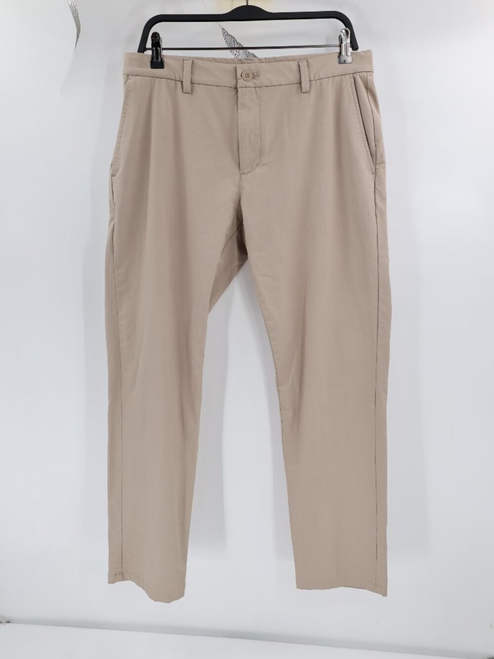 Vineyard Vines Pants Mens 33 On The Go Chino Slim Fit Flat Front Casual Beige